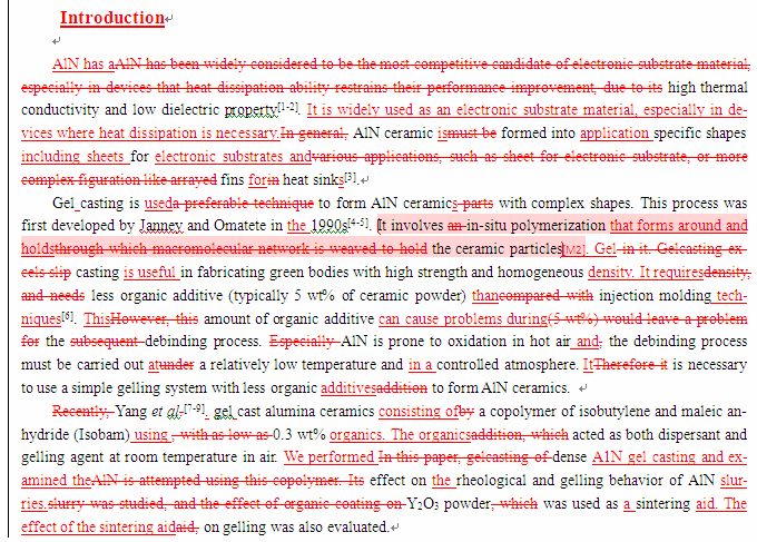 SCI论文英语润色Journal of Inorganic Materials( IF 0.531)发表案例